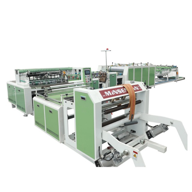 PP Woven Sack Cutting and Stitching Machine with Inline Colors Printing MS-QFY-800